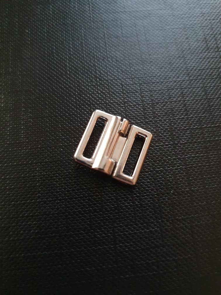 Bikinisluiting 10 mm Metaal (Zilver) - Afbeelding 2