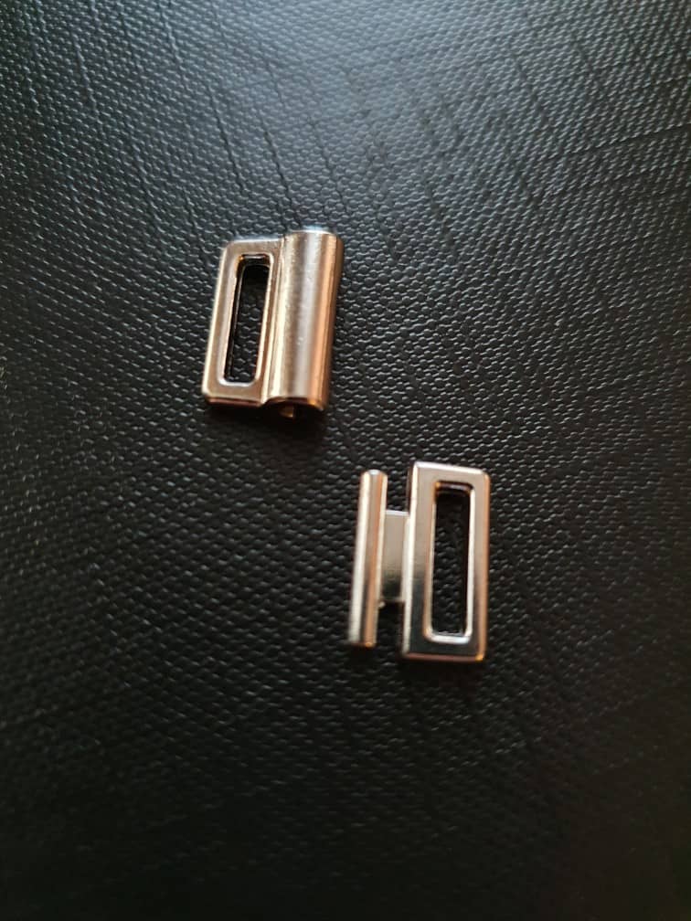 Bikinisluiting 10 mm Metaal (Zilver) - Afbeelding 3