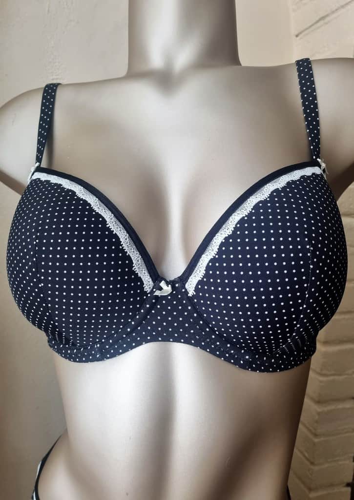 Viania Voorgevormde BH - Dotty - Zwart - Afbeelding 8
