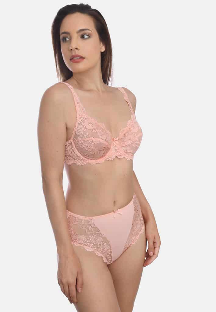 Sassa Hoge Slip - Classic Lace - Zalmroze - Afbeelding 5