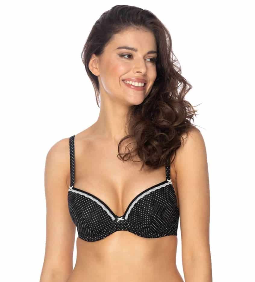 Viania Voorgevormde BH - Dotty - Zwart - Afbeelding 2