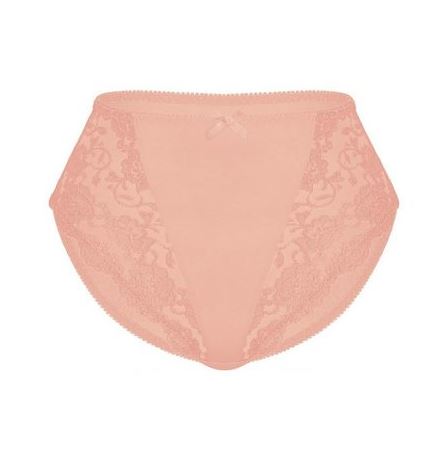 Sassa Hoge Slip - Classic Lace - Zalmroze