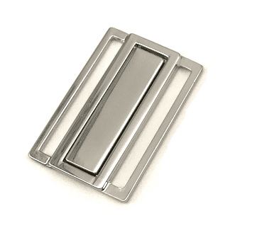 Bikinisluiting 20 mm Metaal (Zilver)