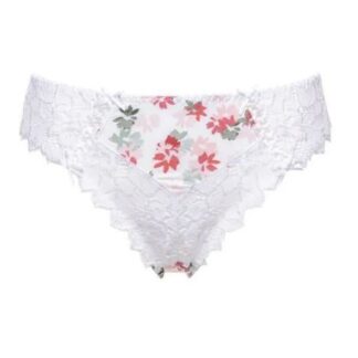 Sans Complexe Arum Print Imprime Fleurs Blanc Wit Bloemen