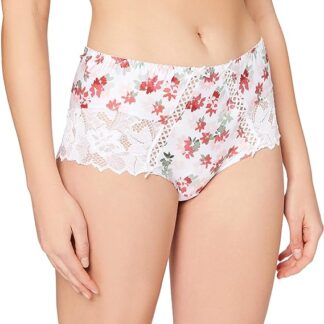 Sans Complexe Shorty - Arum Print - Imprime Fleurs Blanc