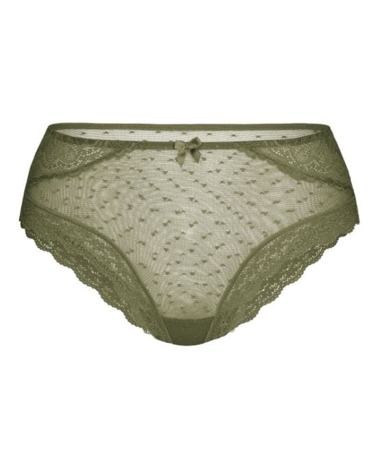 Sassa Slip - Filigree Winter - Leaf Green
