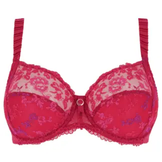 Empreinte Volle Cup BH - Flora - Rouge Tentation