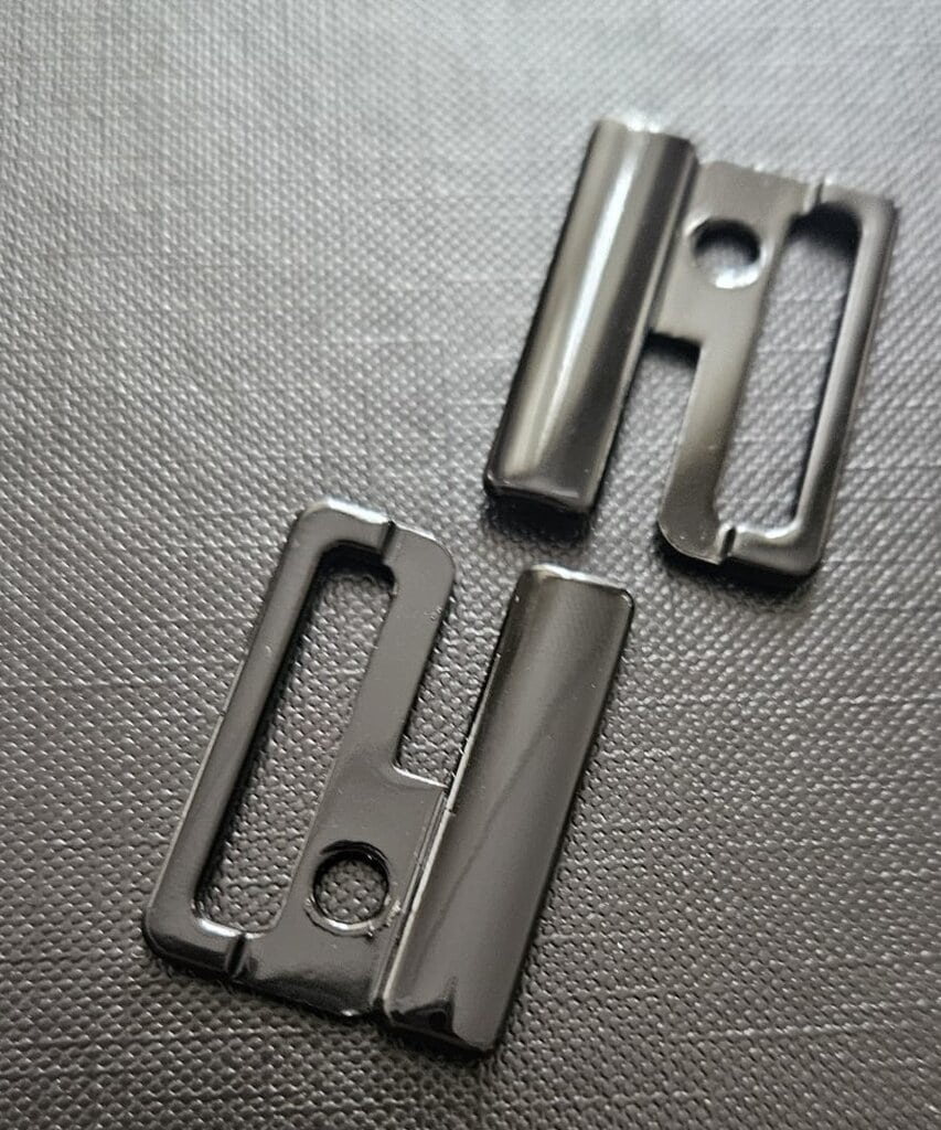 Bikinisluiting 25 mm Metaal (Zwart) - Afbeelding 3