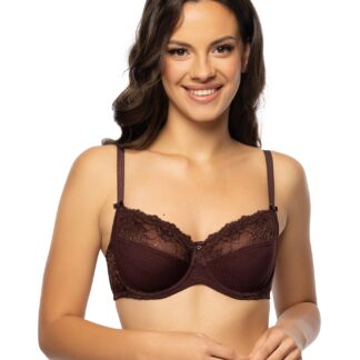 Viania Lou Dark Secret Beugel BH Chocolade bruin